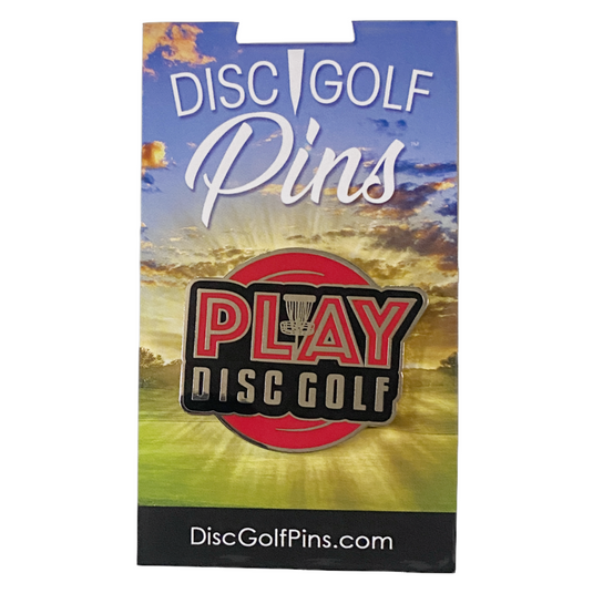 Play Disc Golf Pin