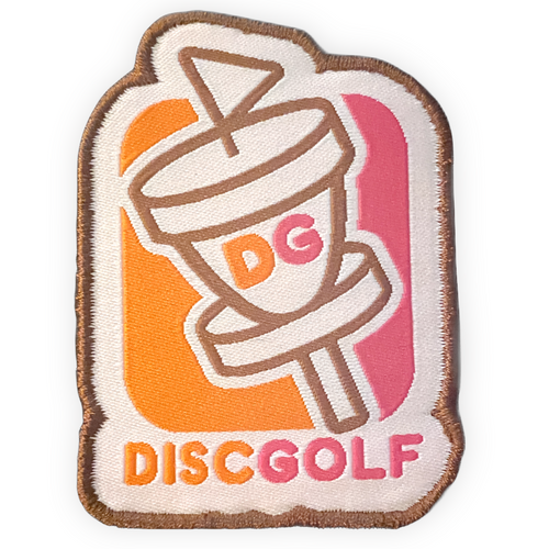 Dunkin Disc Golf Velcro Patch