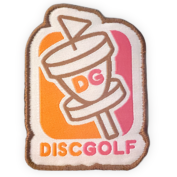 Patch Velcro pour disque de golf Dunkin