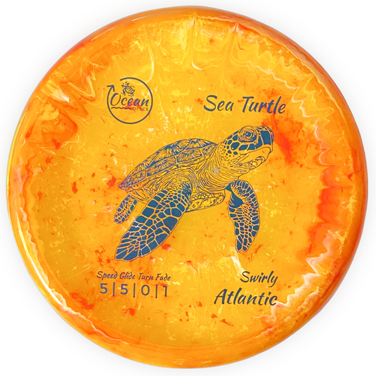 Tortue de mer - Tourbillonnante Atlantique - 5/5/0/1