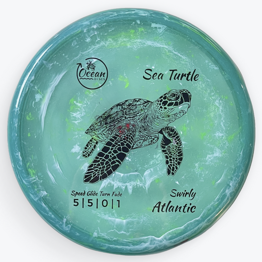 Sea Turtle - Swirly Atlantic - 5/5/0/1