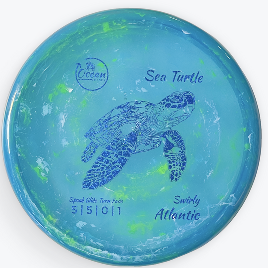 Sea Turtle - Swirly Atlantic - 5/5/0/1