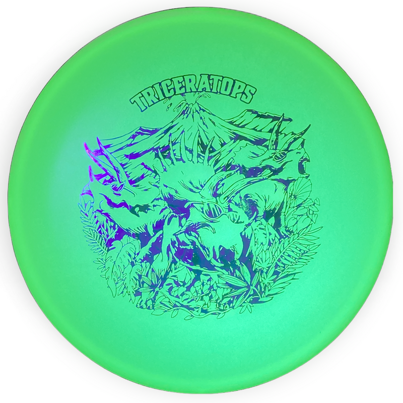 Load image into Gallery viewer, Triceratops - Dino Discs - Glow - 3/3/-3/1
