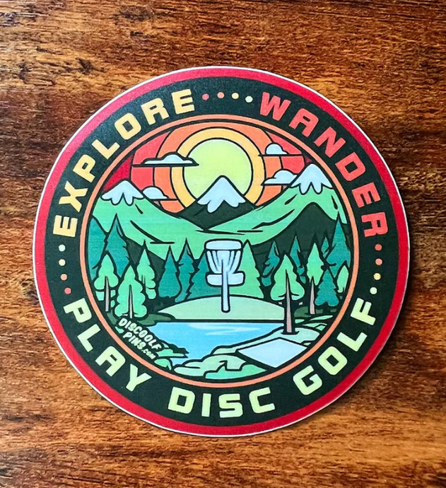 Wander Explore Play Sticker