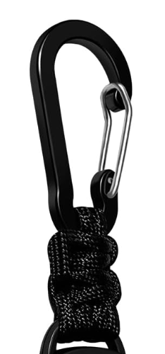 Retractable Keychain with Carabiner