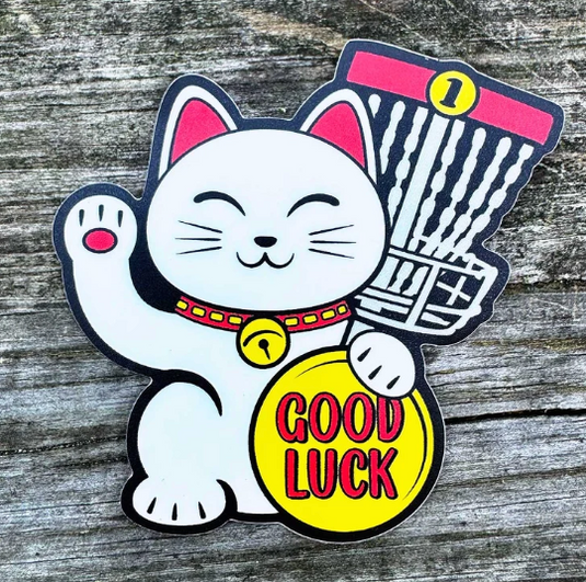 Good luck Cat Sticker