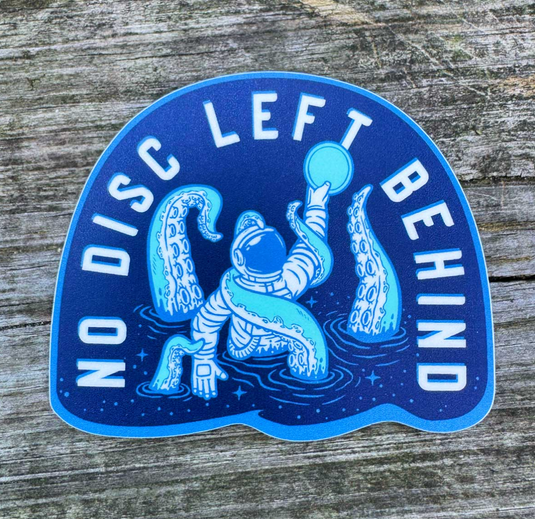 No Disc Left Behind Sticker