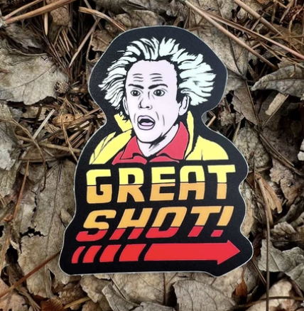 Great Shot! Disc Golf Sticker