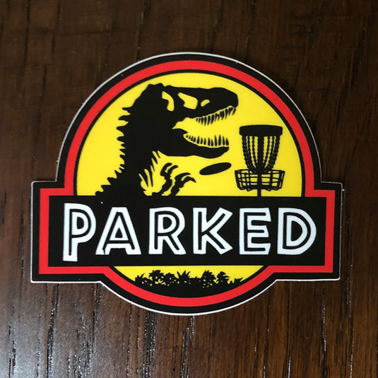 T-Rex Parked Sticker
