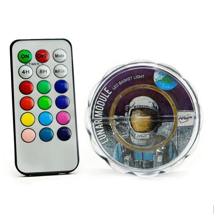 MVP Lunar Module Basket Light with Multicolor LEDS and Remote