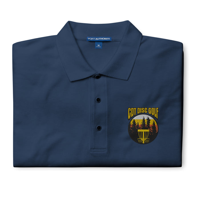 CDT Disc Golf - Polo haut de gamme pour hommes