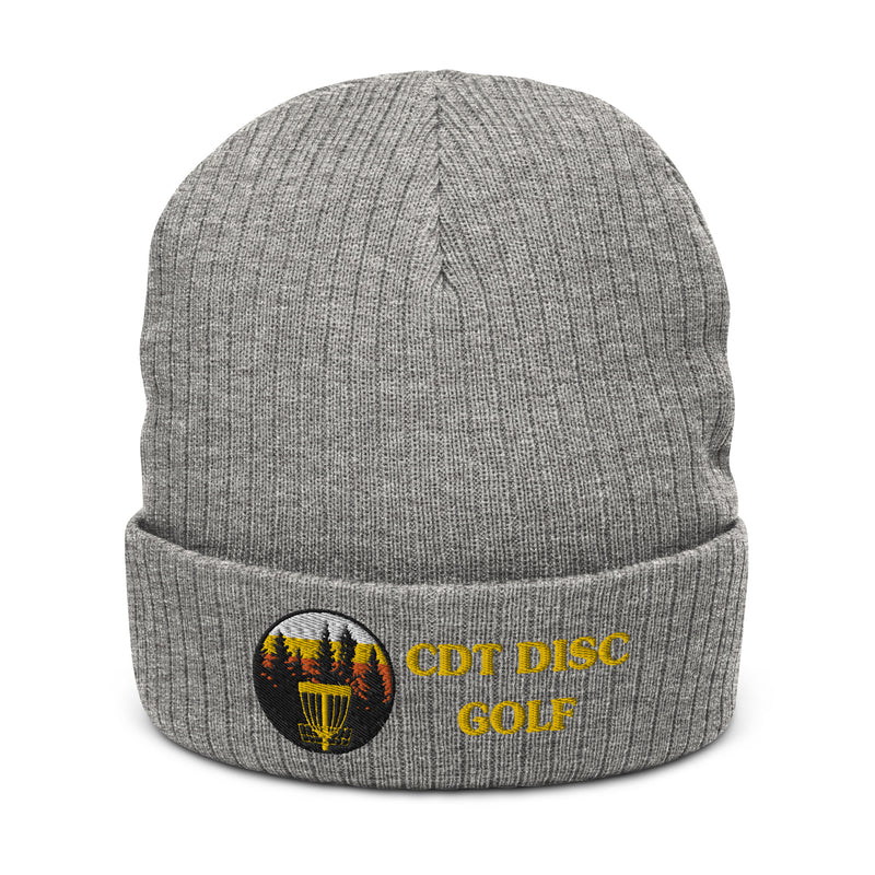 Load image into Gallery viewer, CDT Disc Golf - Ribbed knit beanie
