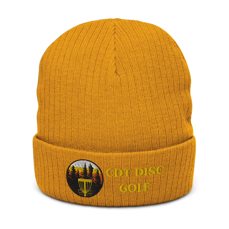 Load image into Gallery viewer, CDT Disc Golf - Ribbed knit beanie
