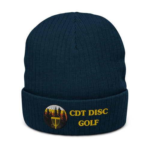 CDT Disc Golf - Ribbed knit beanie