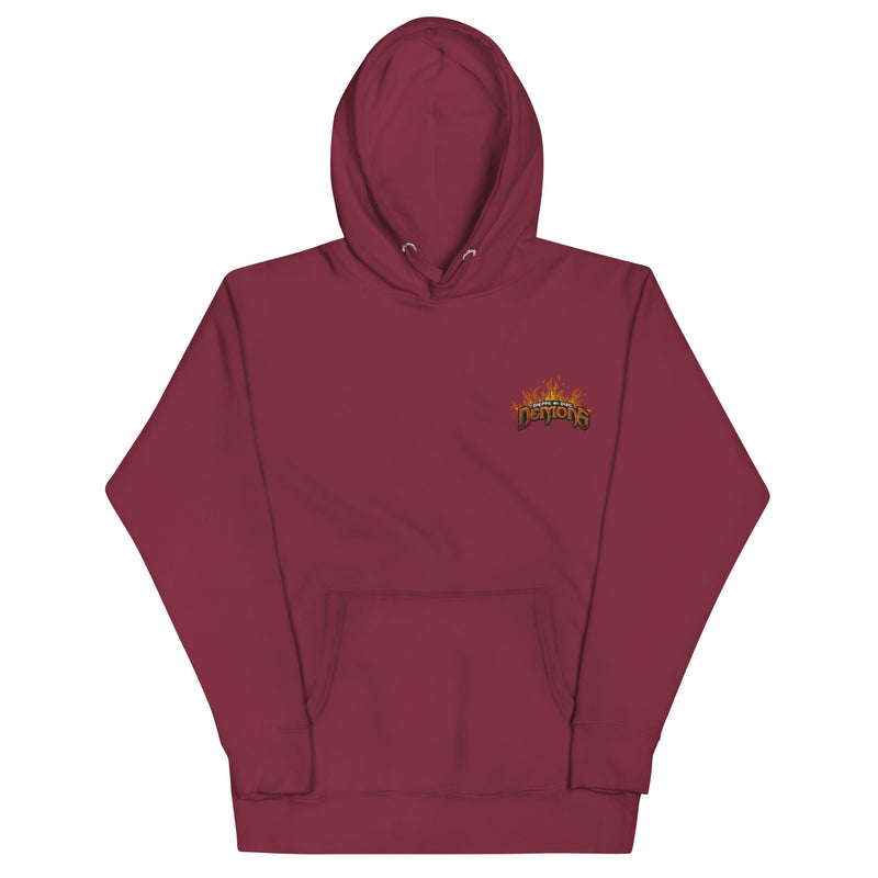 Load image into Gallery viewer, Dieppe Disc Demons - Embroidered Hoodie

