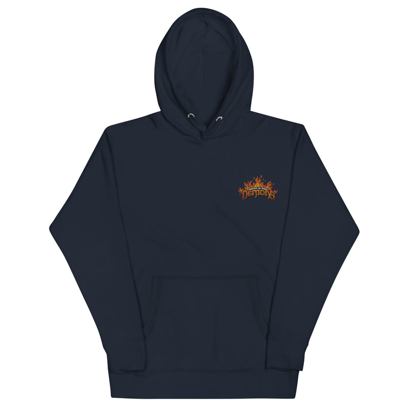 Load image into Gallery viewer, Dieppe Disc Demons - Embroidered Hoodie
